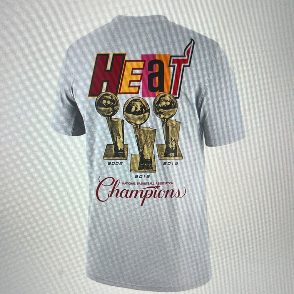 Nike Miami Heat Mashup Courtside Tee